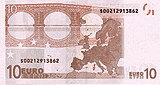 Back of 10 Euro Notes